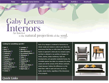 Tablet Screenshot of gl-interiors.co.za